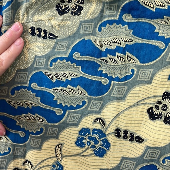 VINTAGE J PETERMAN NWT MAXI DRESS FLORAL PRINT SMALL - Picture 2 of 5